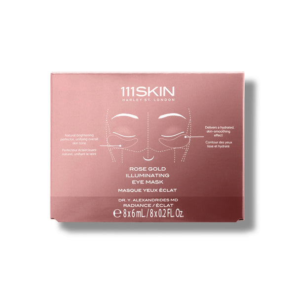 111Skin | Rose Gold Illuminating Eye Mask Box | Shop Spa Radiance | San Francisco