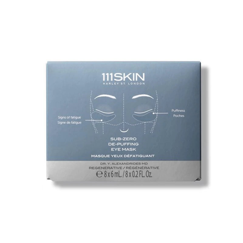 111Skin | Sub Zero De-Puffing Eye Mask Box | Shop Spa Radiance | San Francisco