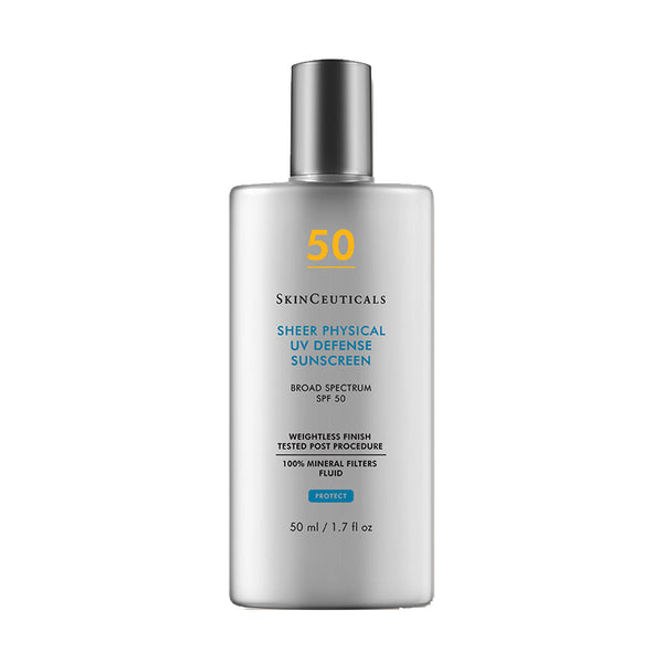 Sheer Physical UV Defense SPF 50 4.2 oz | Best Sunscreen for Face | SkinCeuticals | Shop Spa Radiance | San Francisco