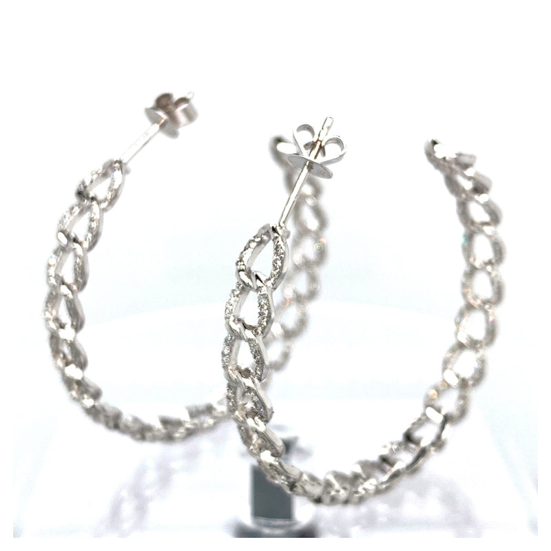 Jewelry | White Gold Diamond Earrings | Shop Spa Radiance | San Francisco